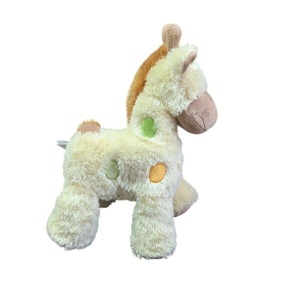 Costco Giraffe Plush Toy Soft Cuddly Yellow & Orange Dotted Lovable Stuffed Anim - Picture 3 of 9